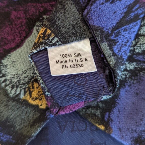 Vintage J. Garcia 100% Silk Necktie - Picture 5 of 5